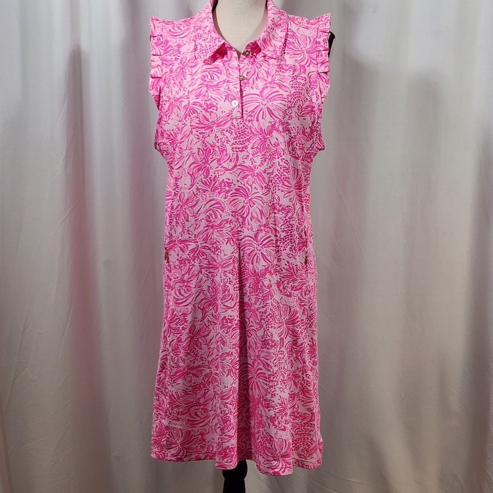 Lilly Pulitzer Pink Floral Mini Dress